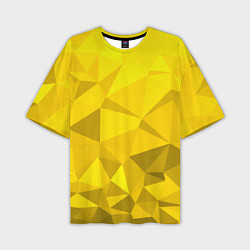 Мужская футболка оверсайз YELLOW ABSTRACT