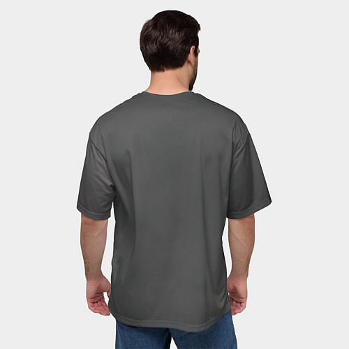 Мужская футболка оверсайз ВЕДЬМАКУ ЗАПЛАТИТЕ МОНЕТОЙ / 3D-принт – фото 4