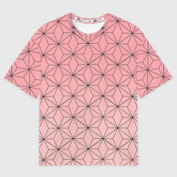 Футболка оверсайз мужская NEZUKO KAMADO, цвет: 3D-принт