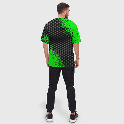 Мужская футболка оверсайз MINECRAFT / 3D-принт – фото 4