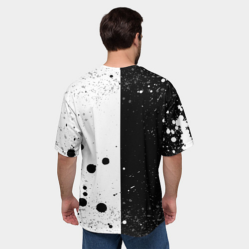 Мужская футболка оверсайз LINKIN PARK / 3D-принт – фото 4