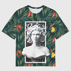 Футболка оверсайз мужская Медуза Горгона, цвет: 3D-принт