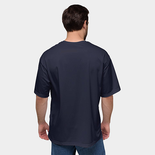 Мужская футболка оверсайз Dustin Poirier / 3D-принт – фото 4