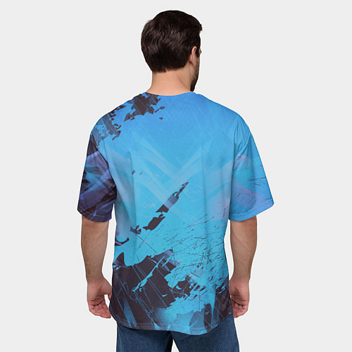 Мужская футболка оверсайз Osamu and Chuya / 3D-принт – фото 4