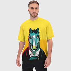 Футболка оверсайз мужская BoJack Horseman, цвет: 3D-принт — фото 2