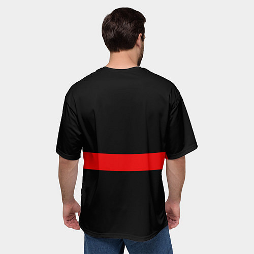 Мужская футболка оверсайз Дедуля всегда прав / 3D-принт – фото 4