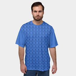 Футболка оверсайз мужская Конь БоДжек Свитер, цвет: 3D-принт — фото 2