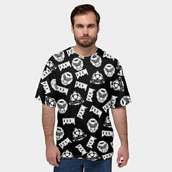 Футболка оверсайз мужская Doom Eternal, цвет: 3D-принт — фото 2