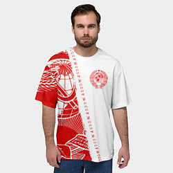 Футболка оверсайз мужская СССР, цвет: 3D-принт — фото 2