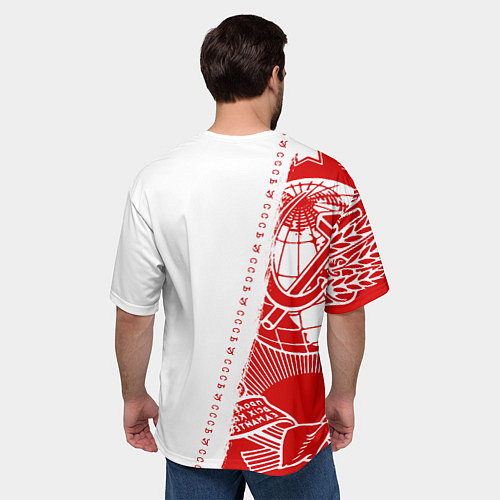 Мужская футболка оверсайз СССР / 3D-принт – фото 4