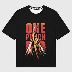 Футболка оверсайз мужская ONE-PUNCH MAN, цвет: 3D-принт