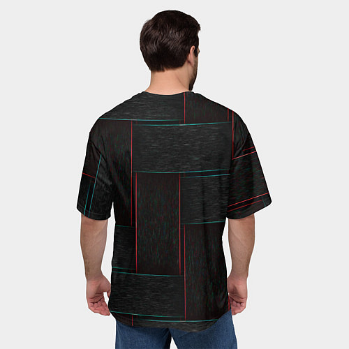 Мужская футболка оверсайз Bungou Stray Dogs / 3D-принт – фото 4