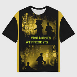 Мужская футболка оверсайз Five Nights at Freddy's