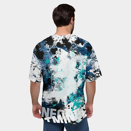 Мужская футболка оверсайз Minecraft Майнкрафт / 3D-принт – фото 4