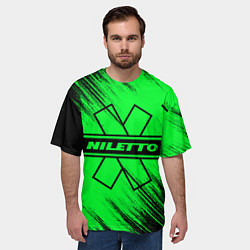 Футболка оверсайз мужская NILETTO, цвет: 3D-принт — фото 2