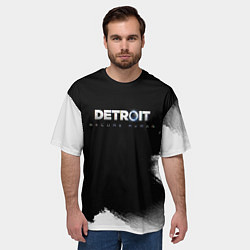 Футболка оверсайз мужская Detroit:Become Human, цвет: 3D-принт — фото 2