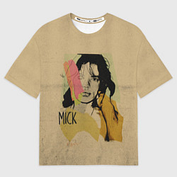 Футболка оверсайз мужская MICK JAGGER, цвет: 3D-принт