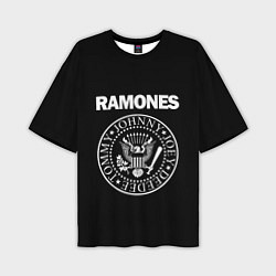 Футболка оверсайз мужская RAMONES, цвет: 3D-принт