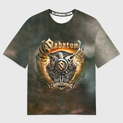 Футболка оверсайз мужская Sabaton, цвет: 3D-принт