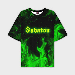 Футболка оверсайз мужская SABATON, цвет: 3D-принт