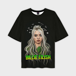 Футболка оверсайз мужская BILLIE EILISH, цвет: 3D-принт