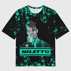 Футболка оверсайз мужская NILETTO, цвет: 3D-принт
