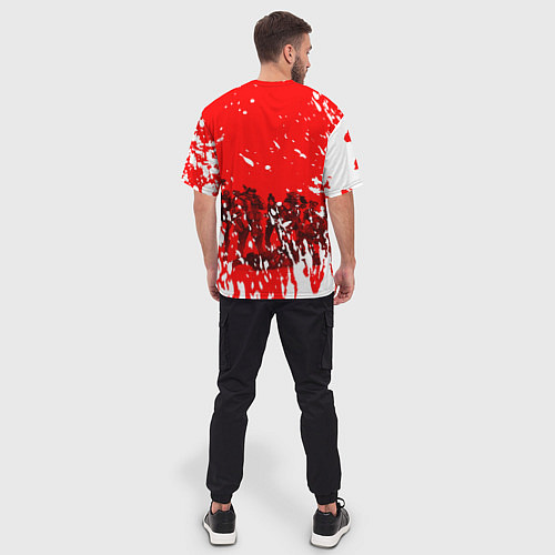 Мужская футболка оверсайз APEX LEGENDS / 3D-принт – фото 4