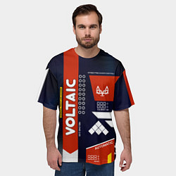 Футболка оверсайз мужская Кровавый спорт, цвет: 3D-принт — фото 2