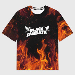 Мужская футболка оверсайз Black Sabbath