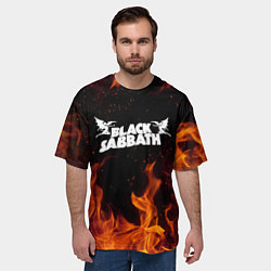 Футболка оверсайз мужская Black Sabbath, цвет: 3D-принт — фото 2