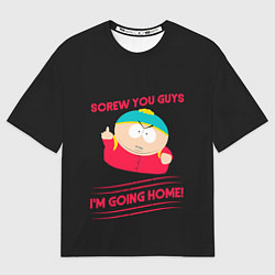 Футболка оверсайз мужская Cartman, цвет: 3D-принт
