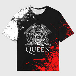 Футболка оверсайз мужская QUEEN, цвет: 3D-принт