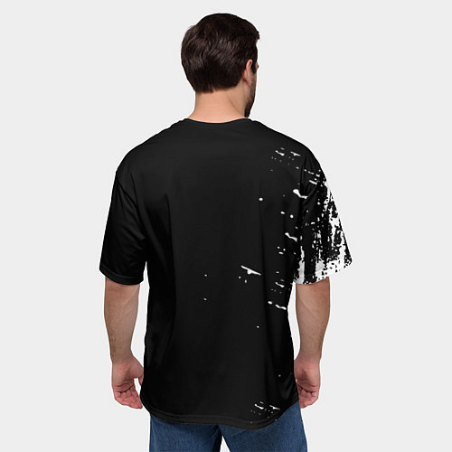 Мужская футболка оверсайз QUEEN / 3D-принт – фото 4