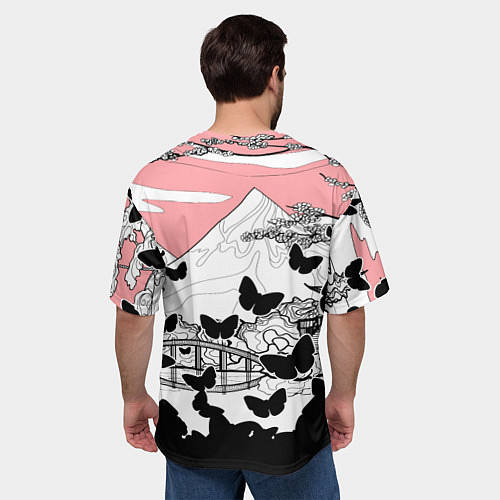 Мужская футболка оверсайз BTS / 3D-принт – фото 4