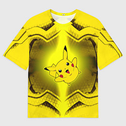 Футболка оверсайз мужская Пикачу Oko, цвет: 3D-принт
