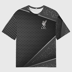 Футболка оверсайз мужская Liverpool FC, цвет: 3D-принт