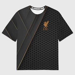 Футболка оверсайз мужская Liverpool FC, цвет: 3D-принт