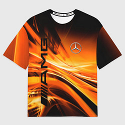 Мужская футболка оверсайз MERCEDES