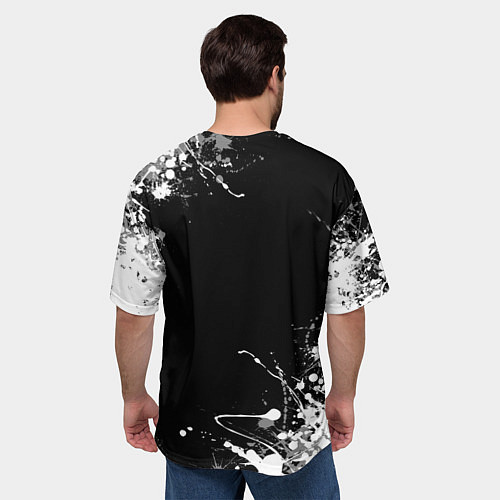 Мужская футболка оверсайз Overlord / 3D-принт – фото 4