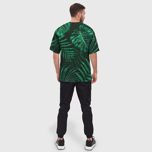 Мужская футболка оверсайз Я из джунглей / 3D-принт – фото 4