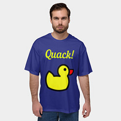 Футболка оверсайз мужская Уточка, цвет: 3D-принт — фото 2
