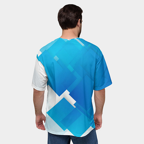 Мужская футболка оверсайз Infiniti / 3D-принт – фото 4