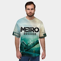 Футболка оверсайз мужская METRO EXODUS, цвет: 3D-принт — фото 2