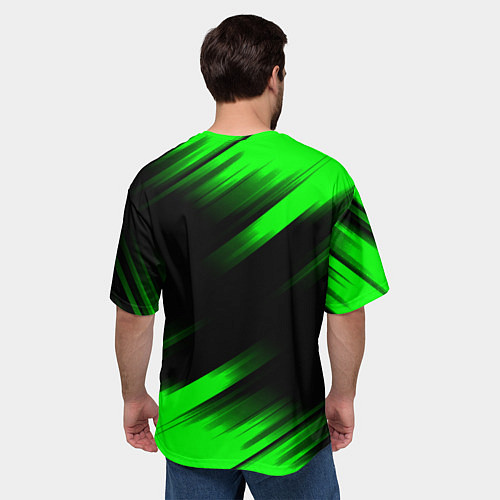 Мужская футболка оверсайз METRO EXODUS / 3D-принт – фото 4