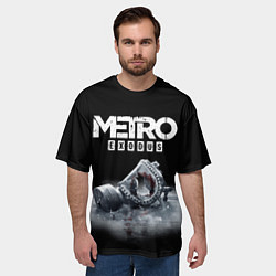 Футболка оверсайз мужская METRO EXODUS, цвет: 3D-принт — фото 2