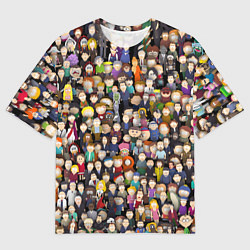 Футболка оверсайз мужская Персонажи South Park, цвет: 3D-принт