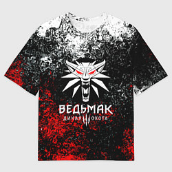 Футболка оверсайз мужская The Witcher 3, цвет: 3D-принт