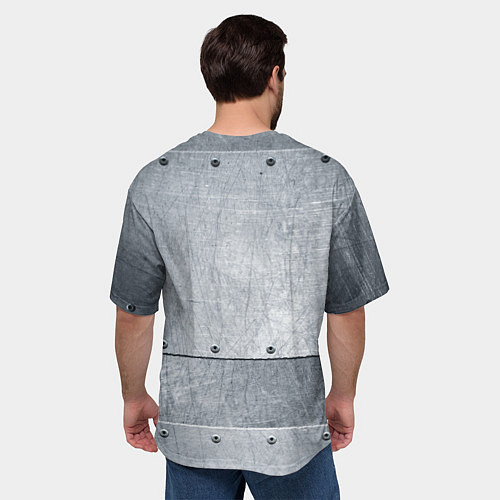 Мужская футболка оверсайз SUBARU / 3D-принт – фото 4