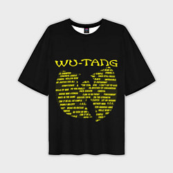 Футболка оверсайз мужская WU-TANG CLAN, цвет: 3D-принт