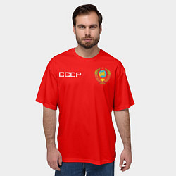 Футболка оверсайз мужская СССР, цвет: 3D-принт — фото 2